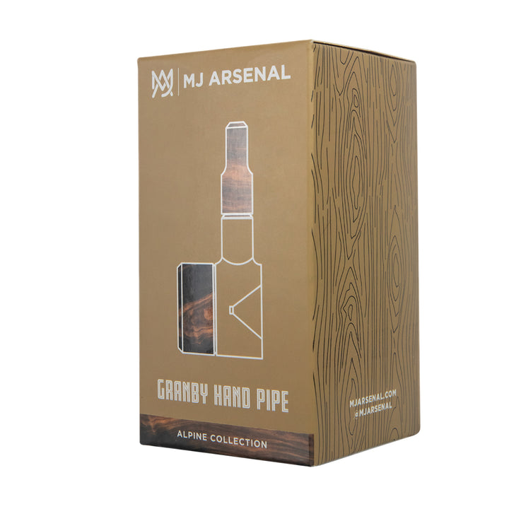 MJ Arsenal Granby Hand Pipe Alpine Collection, packaging box front