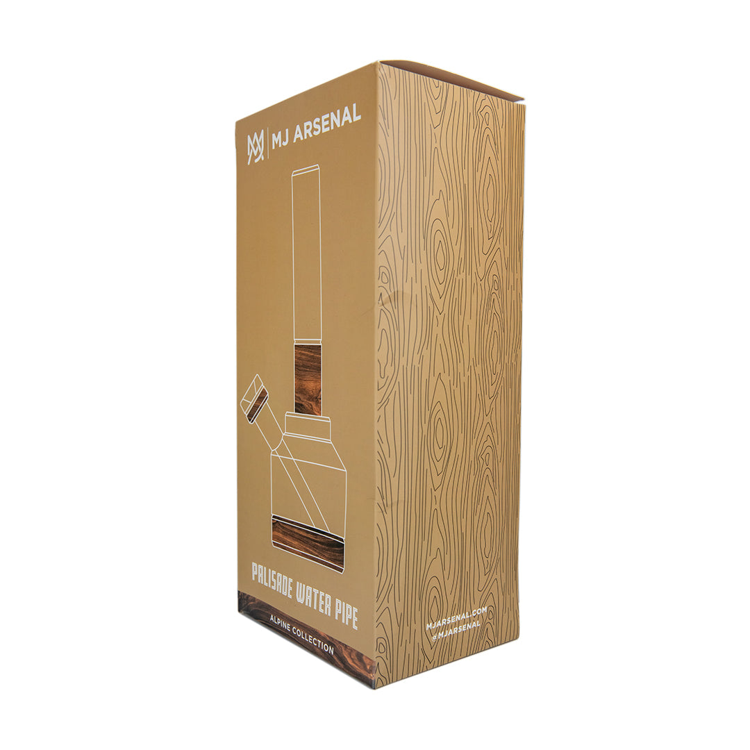 MJ Arsenal Alpine Palisade Water Pipe, retail box packaging