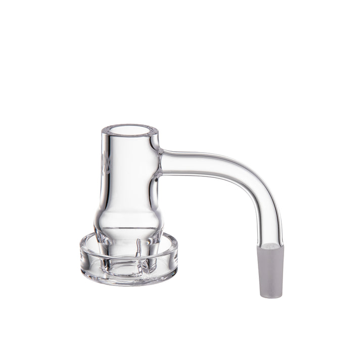 MJ Arsenal Bubble Banger 10mm male 90 degree shown without the carb cap, showing the open bucket