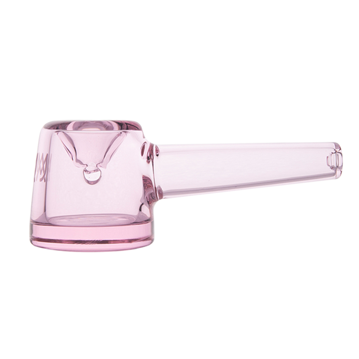 MJ Arsenal Deco Hand Pipe in Blush — borosilicate glass dry pipe with deep 20mm bowl