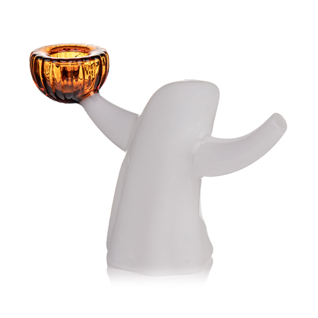 Handmade Borosilicate Glass Ecto Bubbler – Halloween Edition