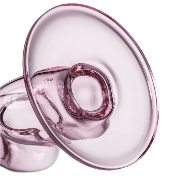 MJ Arsenal Evermore water pipe mouthpiece close-up showing the rounded lip and thick borosilicate glass rim