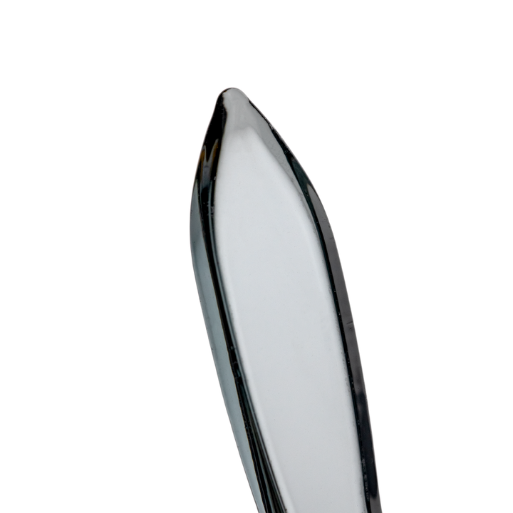 MJ Arsenal Excalibur glass dabber tool, blade tip detail non-reactive glass dabber