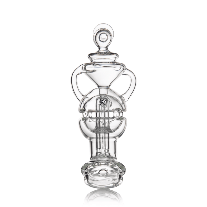 MJ Arsenal Fabcycler Puffco Peak Top — fab egg recycler glass top for Puffco Peak, percolator detail