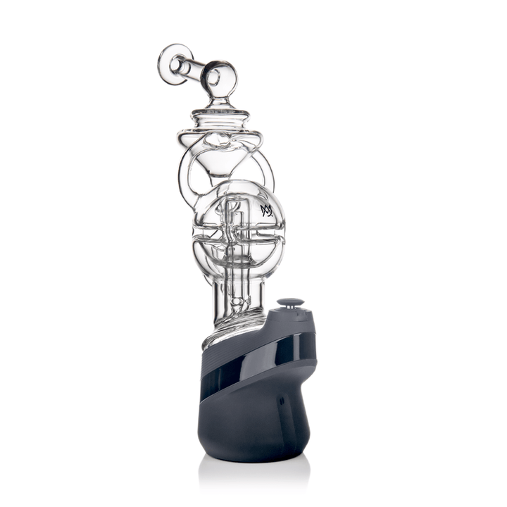 MJ Arsenal Fabcycler Puffco Peak Top — fab egg recycler glass top for Puffco Peak, recycler detail