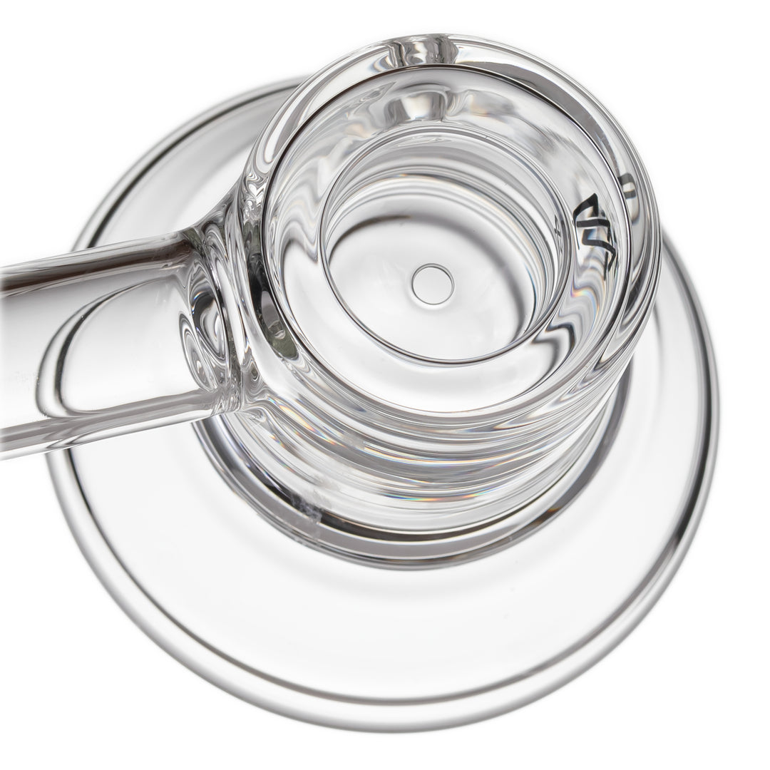 MJ Arsenal Grotto Hand Pipe — top-down view of the 18mm bowl and left-side carb