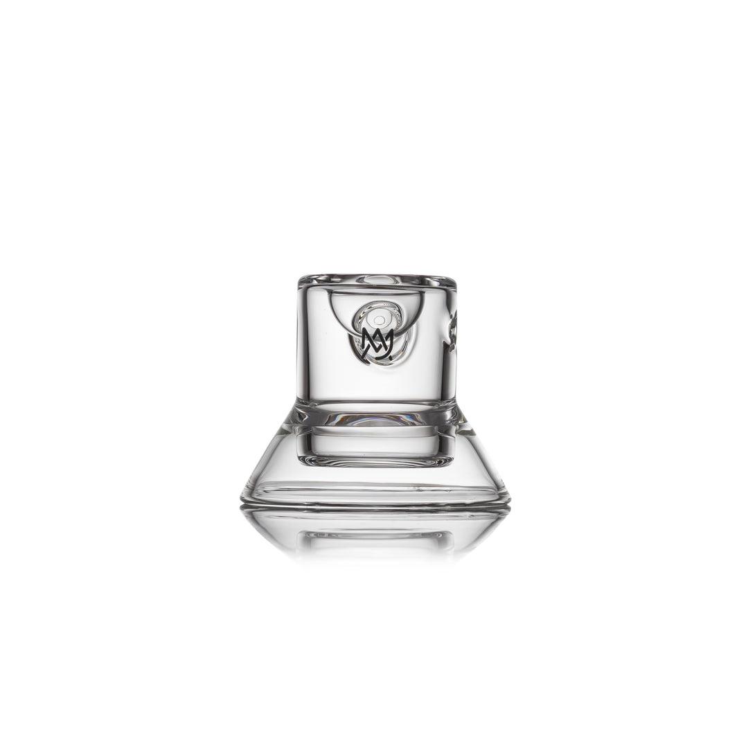 MJ Arsenal Grotto Hand Pipe — straight-on front view showing the pipe profile and bowl placement