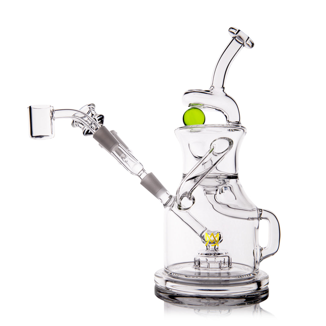 MJ Arsenal iLL-ien Dab Rig, Adam iLL collab side profile recycler arms and uptake