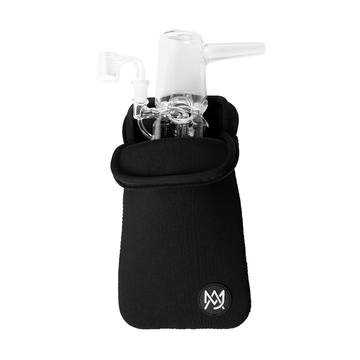 MJ Arsenal padded zippered pouch for mini rigs, packed view