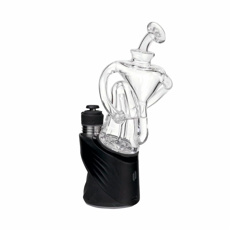 MJ Arsenal Tempest Peak attachment bubbling gif showing active recycler water movement and smooth diffusion