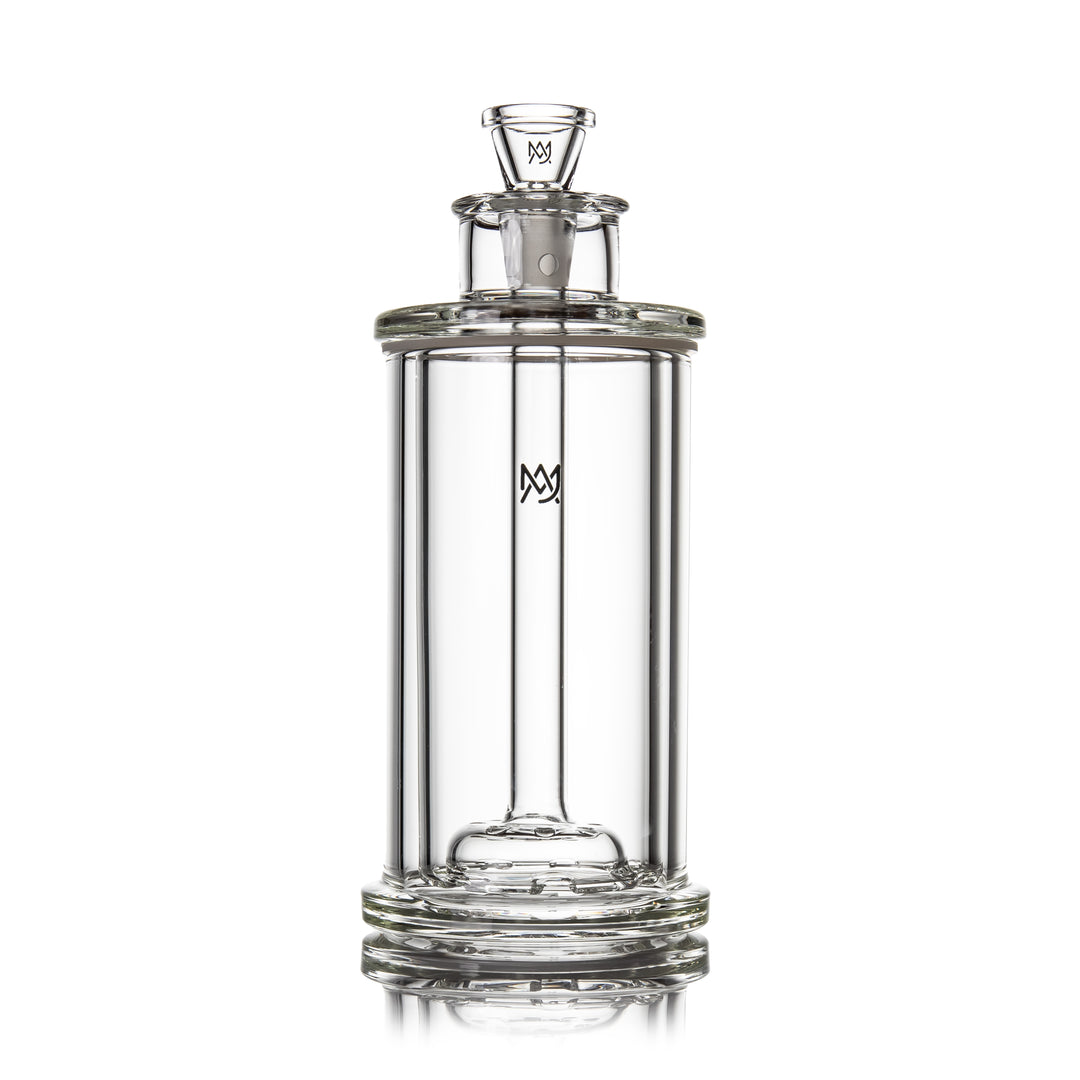 MJ Arsenal Piston Gravity Bong – borosilicate glass gravity bong, front view.