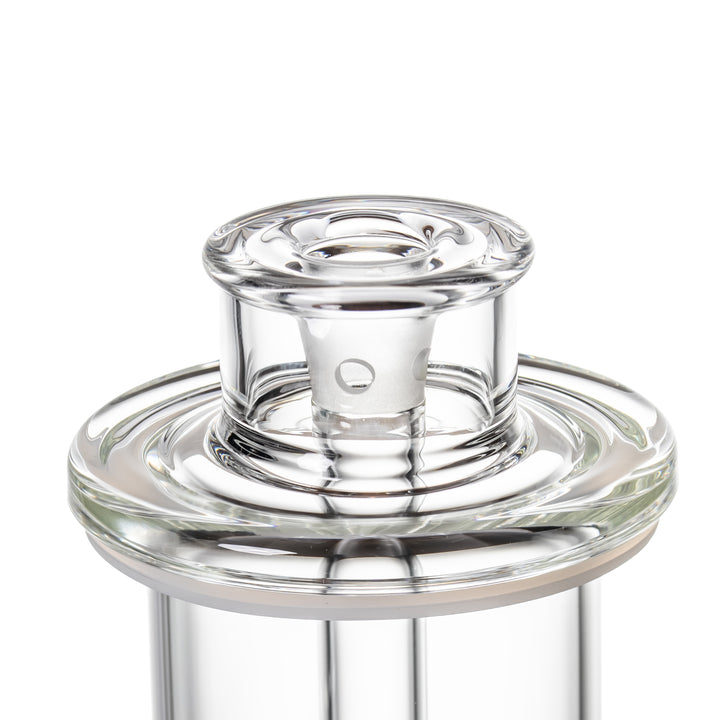 MJ Arsenal Piston Gravity Bong 14mm joint detail on the glass core.