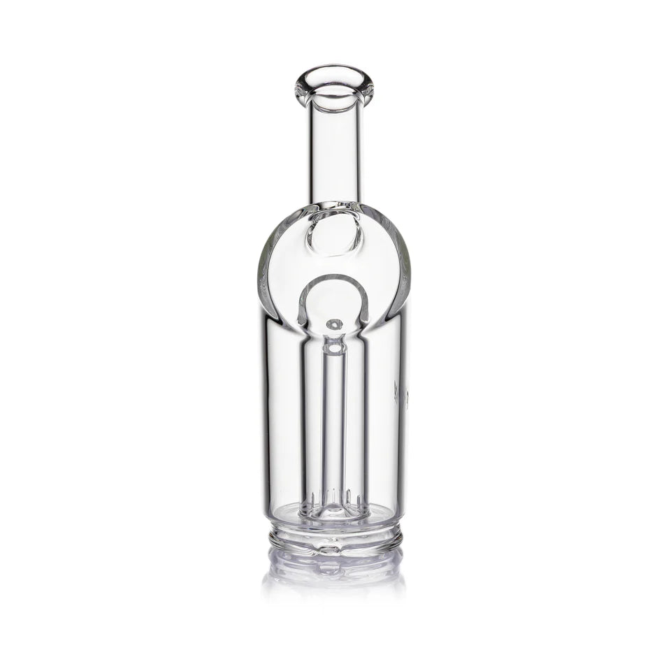 MJ Arsenal Plateau Peak Top Layered Glass for Puffco Peak — Plateau attachment side profile view