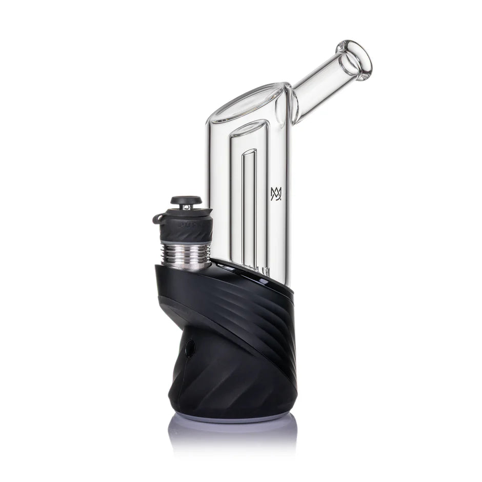 MJ Arsenal Plateau Peak Top Layered Glass for Puffco Peak — Plateau attachment on Puffco Peak full setup