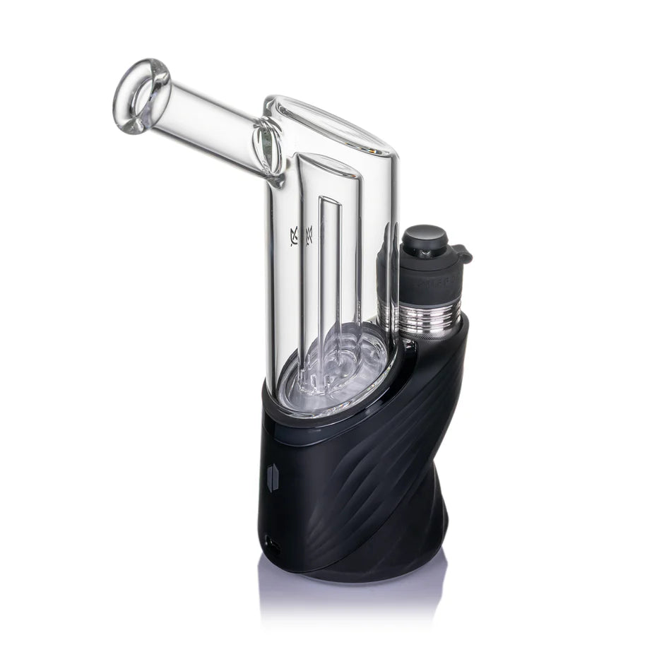 MJ Arsenal Plateau Peak Top Layered Glass for Puffco Peak — Plateau attachment top-down view of mouthpiece