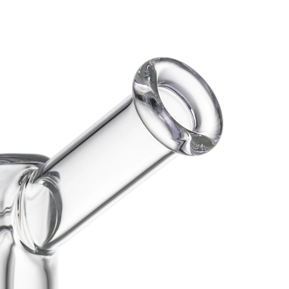 MJ Arsenal Plateau Peak Top Layered Glass for Puffco Peak — Plateau attachment close-up of borosilicate glass