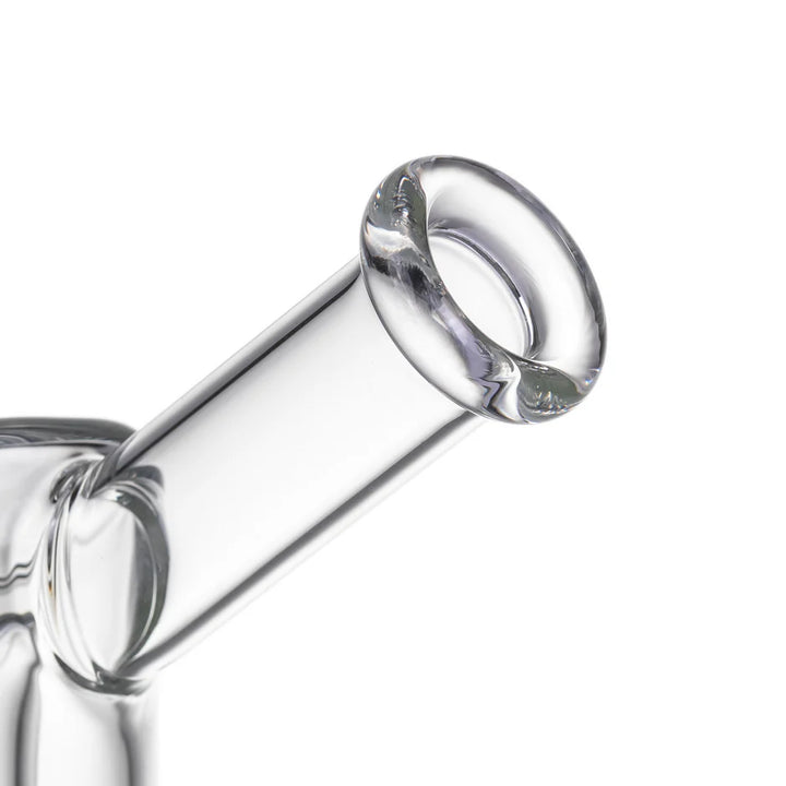 MJ Arsenal Plateau Peak Top Layered Glass for Puffco Peak — Plateau attachment close-up of borosilicate glass