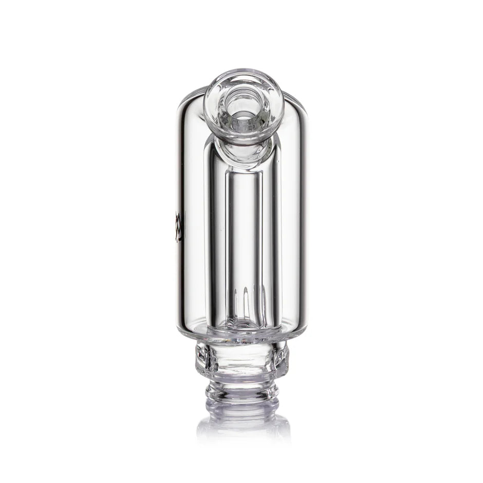 MJ Arsenal Plateau Pivot Top Layered Glass for Puffco Pivot — Plateau pivot attachment shown from alternate angle