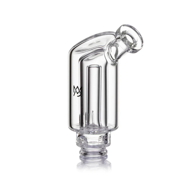 MJ Arsenal Plateau Pivot Top Layered Glass for Puffco Pivot — Plateau pivot attachment side profile view