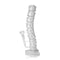 MJ Arsenal - Skele-Tube Bong – 12.5" Frosted Spine Glass, Bowl Included (Limited Edition)
