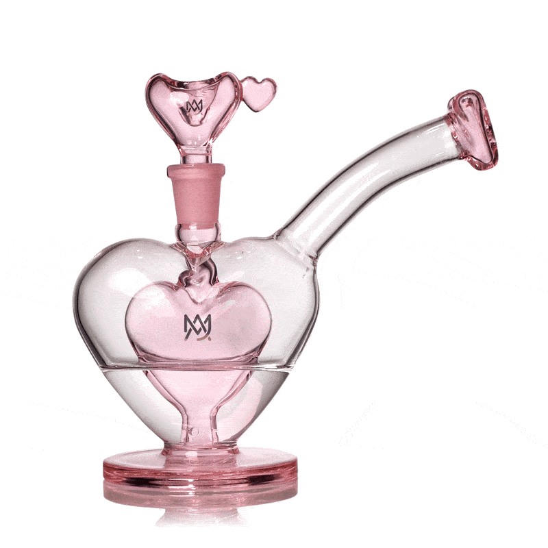 MJ Arsenal Sonnet Bubbler bubbling gif showing active water filtration and smooth pull performance