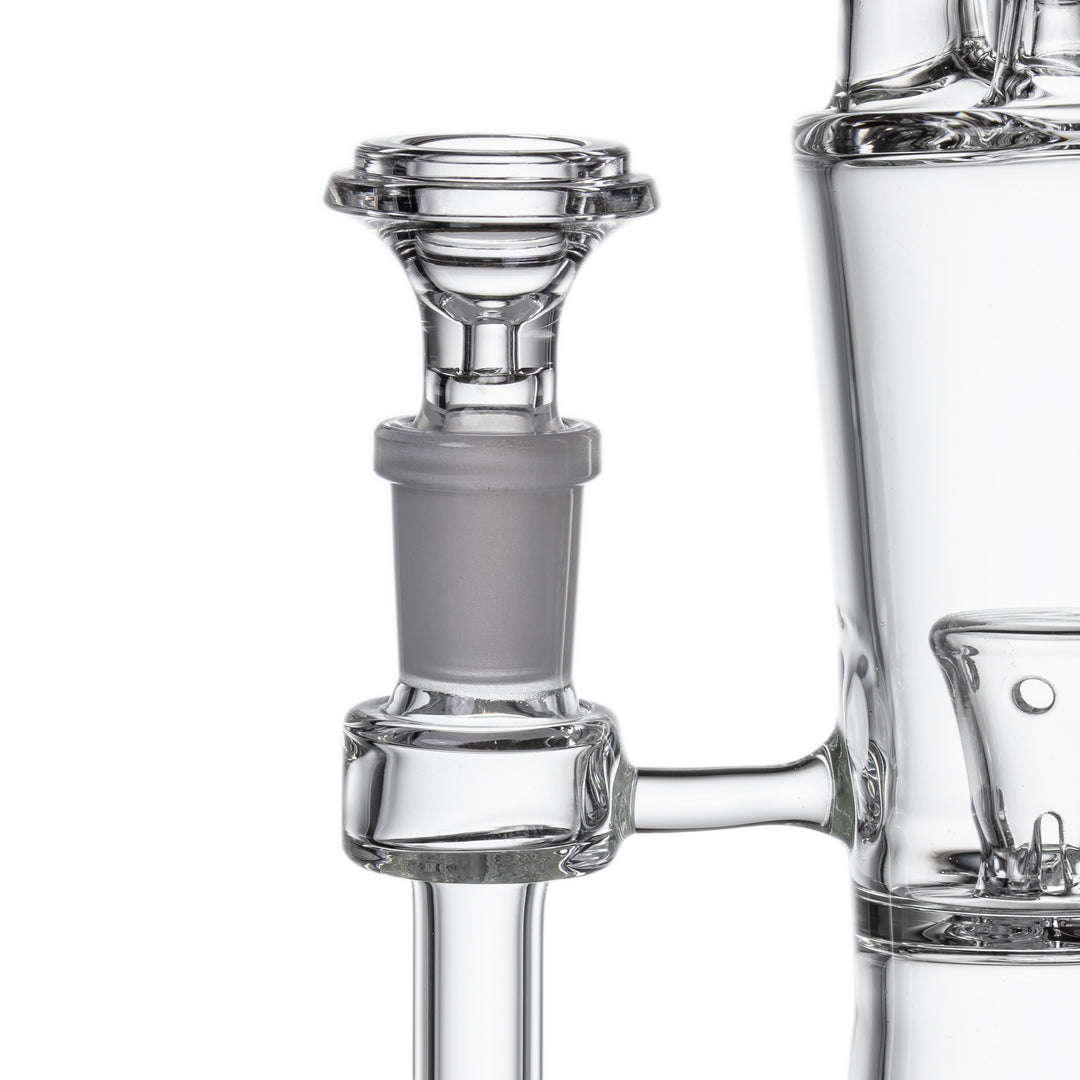 MJ Arsenal Spire Bong, upper chamber and neck detail