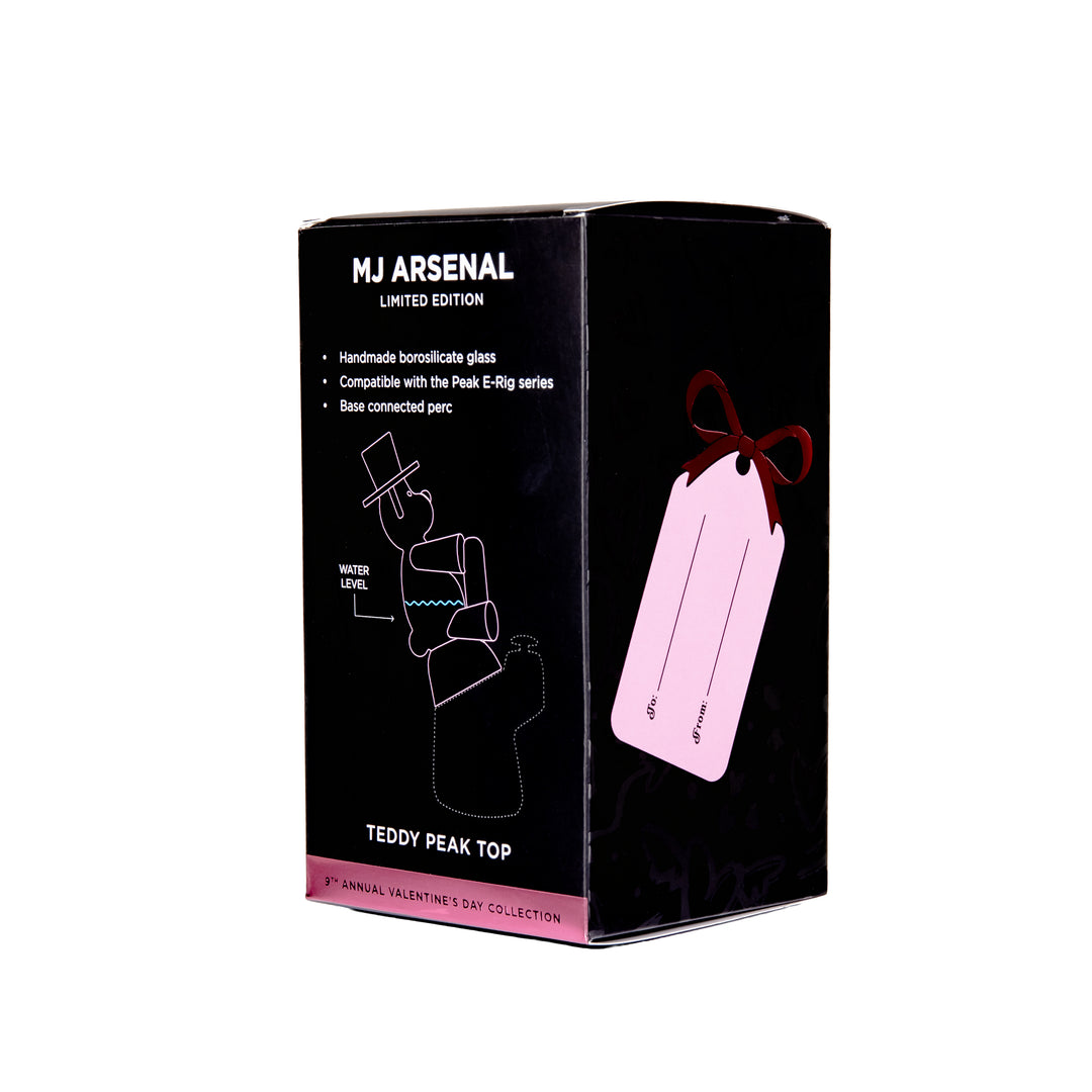MJ Arsenal Teddy Peak Top retail box back packaging and product information