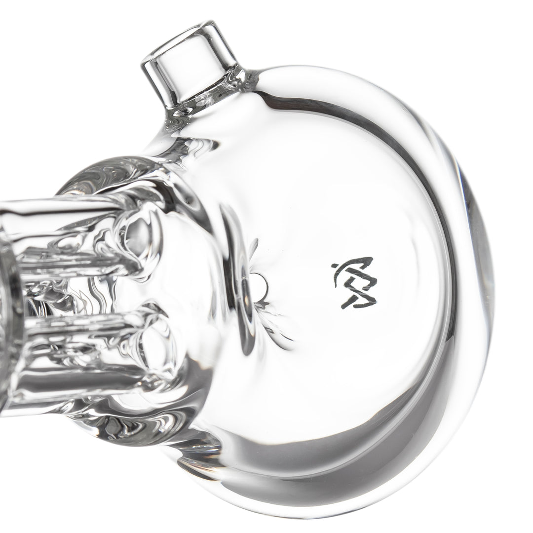 MJ Arsenal Tetra Hand Pipe — underside view showing the flat base the pipe stands on