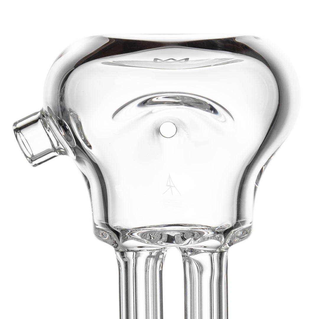 MJ Arsenal Tetra Hand Pipe — top-down close-up of the 19mm diameter by 19mm deep bowl