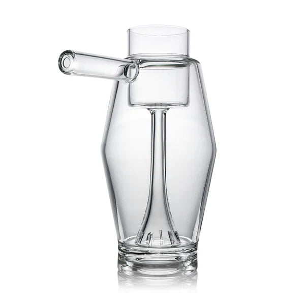 MJ Arsenal Proxy Bubbler — front angled view of the 6.5-inch borosilicate water attachment for the Puffco Proxy (Proxy device sold separately)