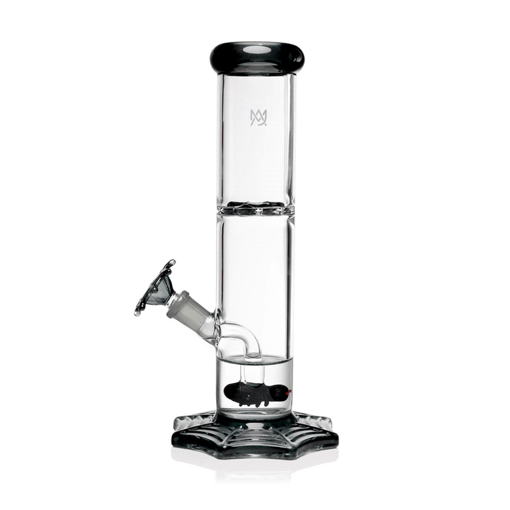 Animated GIF of MJ Arsenal Widowmaker Bong in action showing spider percolator and water filtration bubbling

