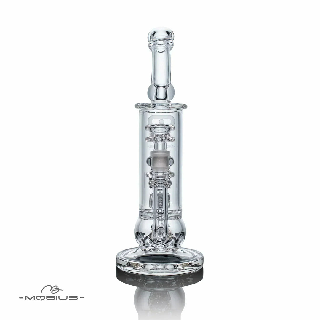 Mobius Glass 50T V5 Stereo Matrix — stereo matrix perc bong, alternate angle