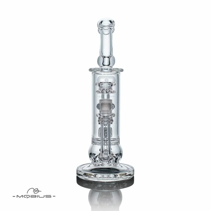 Mobius Glass 50T V5 Stereo Matrix — stereo matrix perc bong, alternate angle