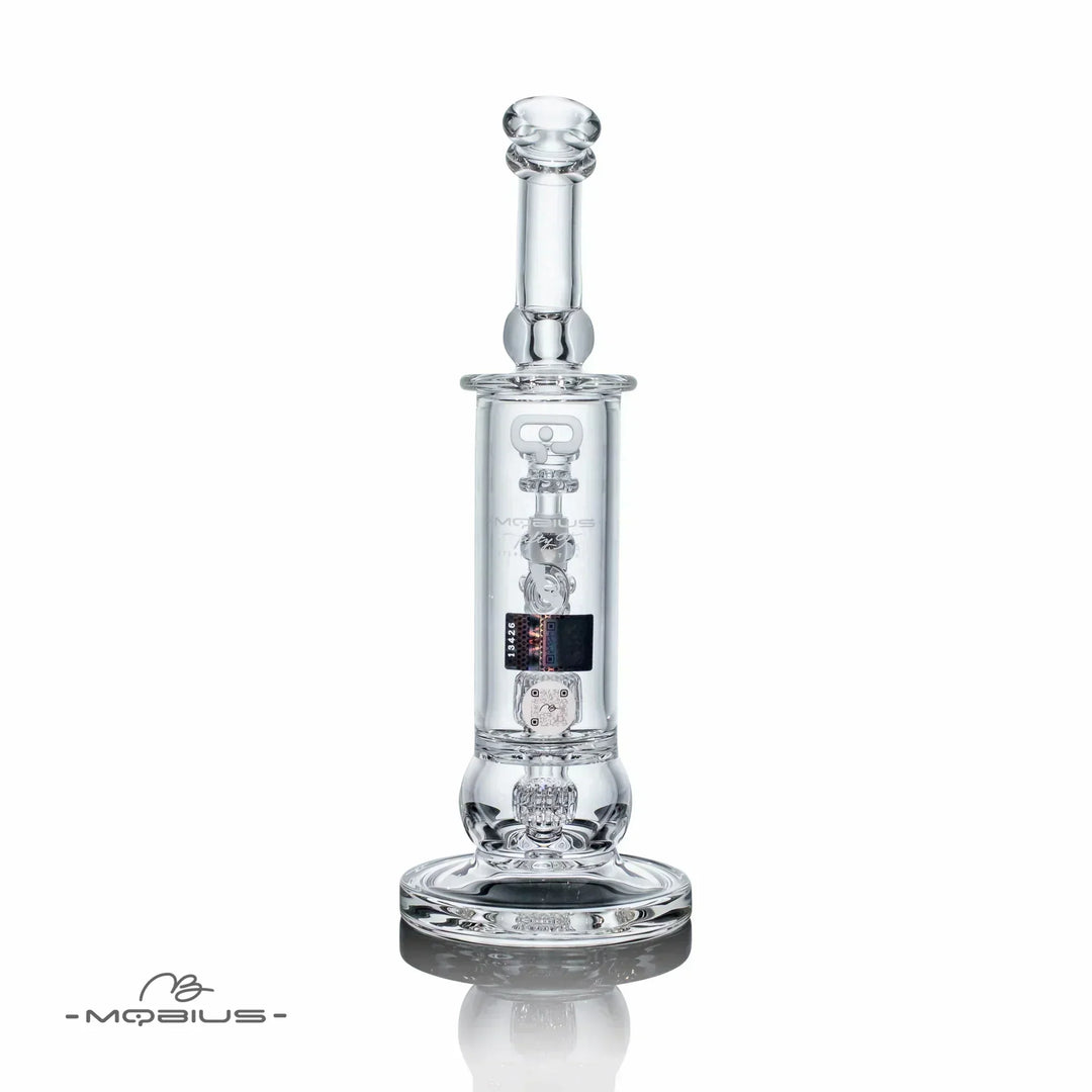 Mobius Glass 50T V5 Stereo Matrix — stereo matrix perc bong, percolator detail