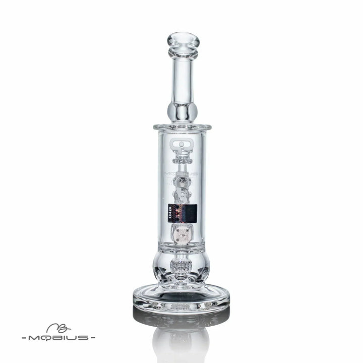 Mobius Glass 50T V5 Stereo Matrix — stereo matrix perc bong, percolator detail