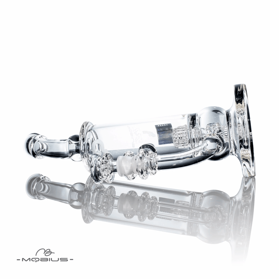 Mobius Glass 50T V5 Stereo Matrix — stereo matrix perc bong, base detail