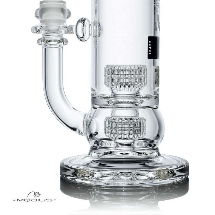 Mobius Glass 60T V5 Stereo Matrix — stereo matrix perc bong, front view