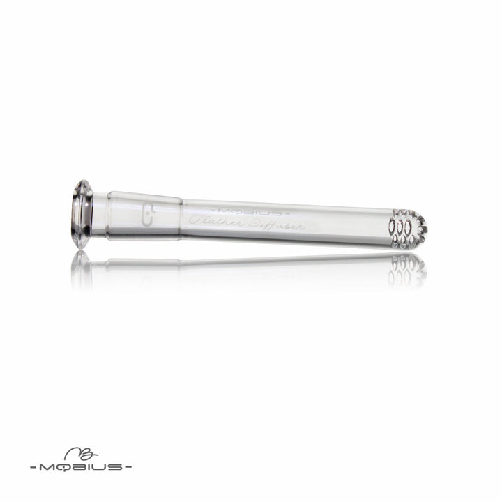 Mobius Feather Diffuser Downstem 5 inch glass downstem