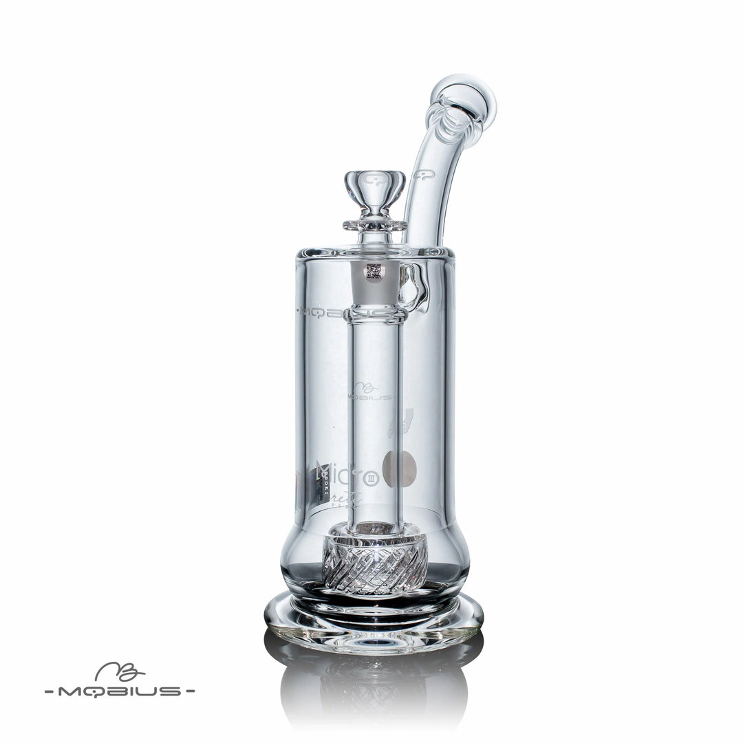 Mobius Glass Micro Reti V3 bubbler bong — Micro Reti V3 main view