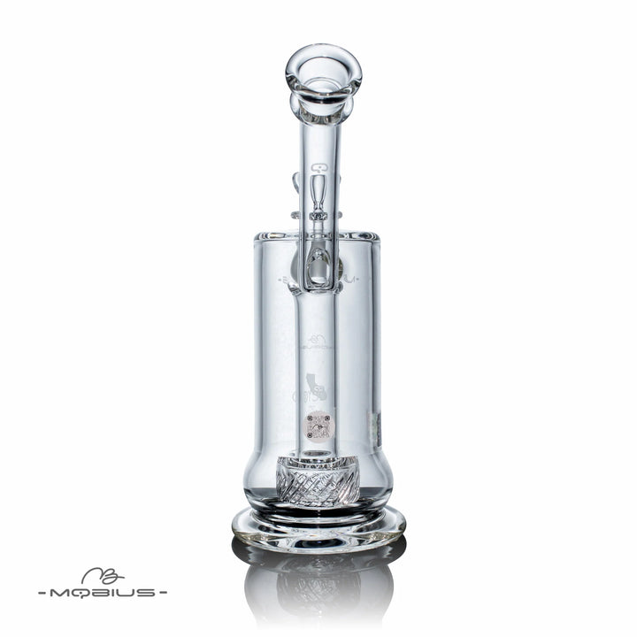 Mobius Glass Micro Reti V3 bubbler bong — Micro Reti V3 side profile