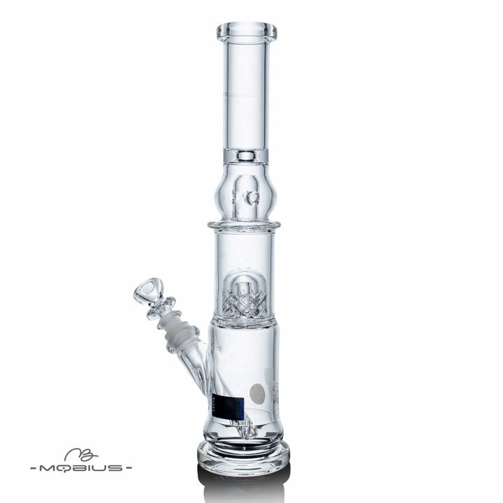 Mobius Glass Nano Reti V2 — compact reticulated perc bong, alternate angle