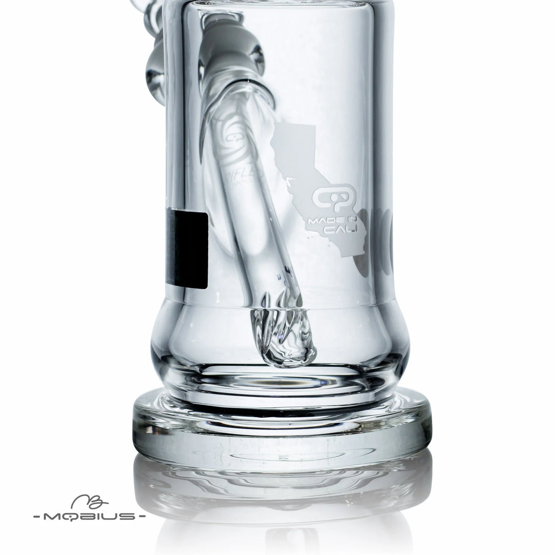 Mobius Glass Nano Reti V2 — compact reticulated perc bong, reti perc detail
