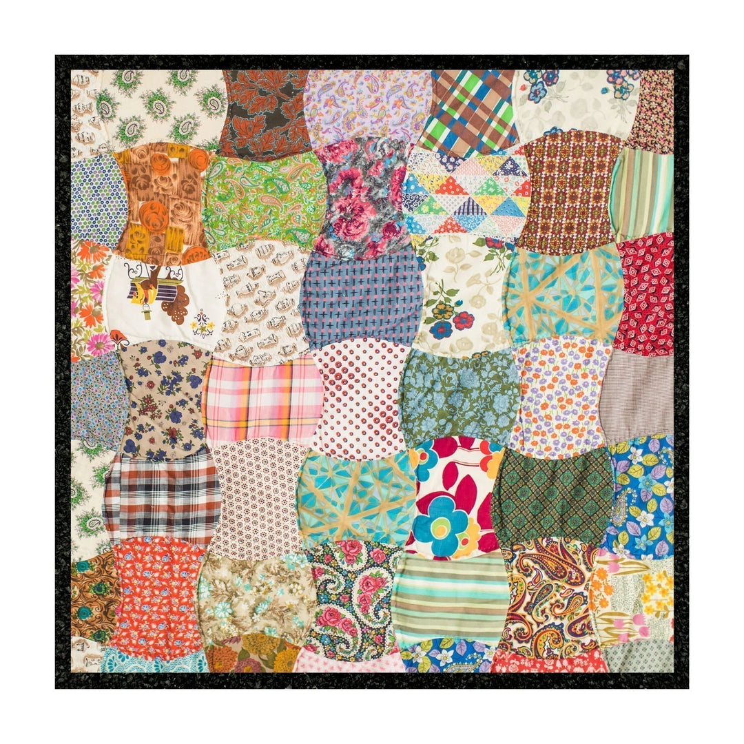 Patchwork 12 Moodmat – Full Color 12 Inch Round Art Mat – USA Made