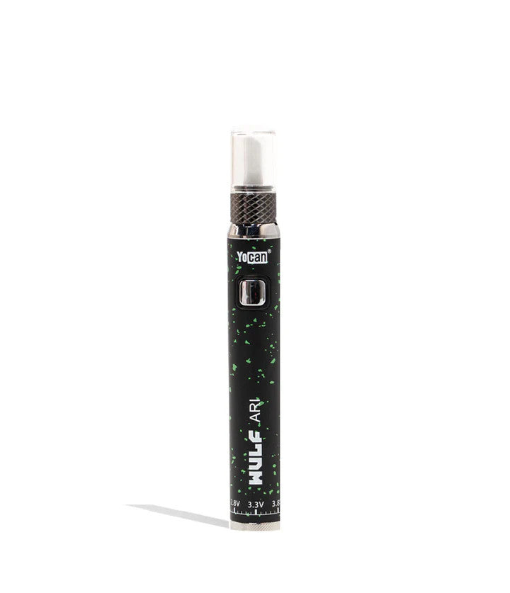 Wulf Mods Ari Hot Knife Black Green Splatter compact electric hot knife for concentrates with 510 threading