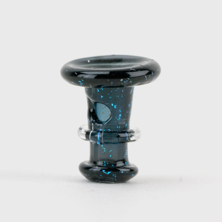 Empire Glassworks Puffco New Peak and Proxy glass joystick cap in Black Nebula