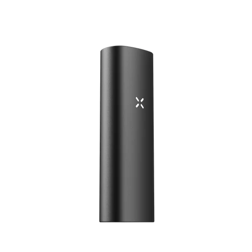 New PAX Mini dry herb vaporizer in Onyx, side profile minimalist pocket design
