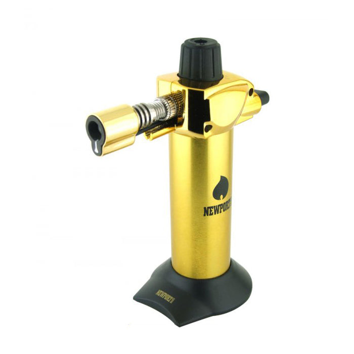 Newport mini gold butane torch with adjustable flame control