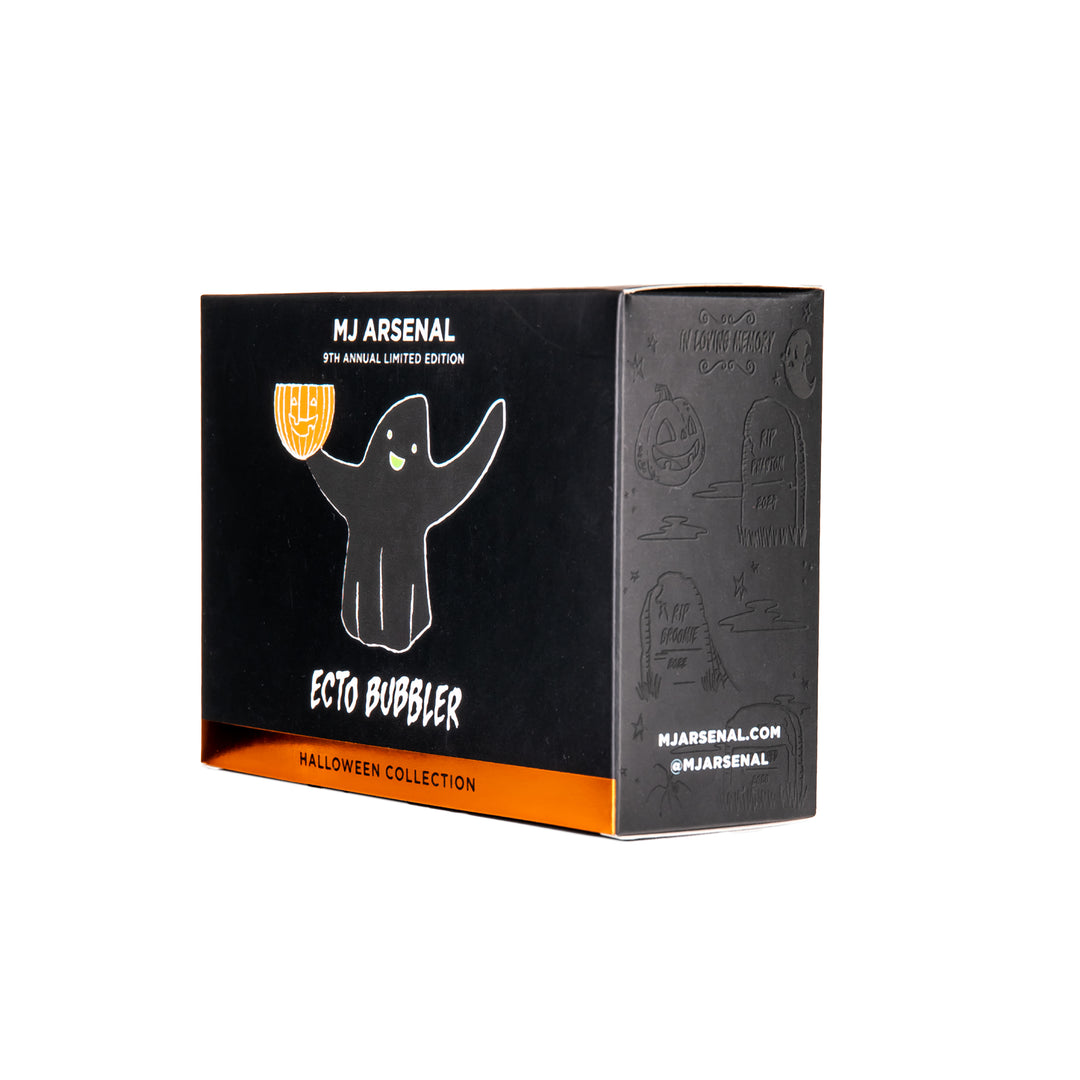MJ Arsenal Ecto Bubbler Packaging Box Front with Logo