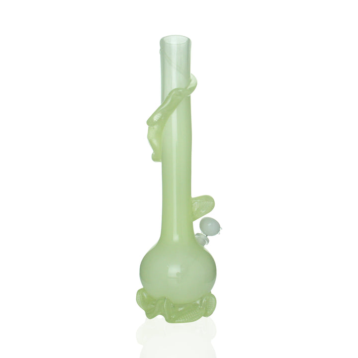Noble Glass Medium UV Bong Full Glow side view