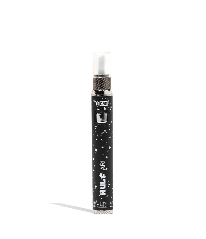 Wulf Mods Ari Hot Knife Black White Splatter dual-function ceramic hot knife and 510 vape battery